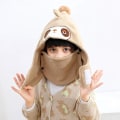 Miniatyrbilde 1 av 4: 1 stk Khaki 4-12 års balaclava fleece for barn tykk varm i Wi