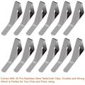 Miniatyrbillede 2 af 3: Sjældne perle 30 stk dugholder clips i rustfrit stål 7,5 cm * 4,5 cm