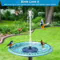 Miniatyrbild 2 av 5: Vattenfontän solcellsdriven pool fågelbad fontän flytande