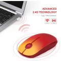 Miniatyrbillede 4 af 5: Trådløs mus, Vssoplor 2.4G Slim bærbar computermus med Na
