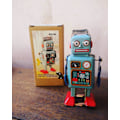 Miniatyrbillede 2 af 5: Vintage mekanisk robot klassisk mekanisk fjeder til samling