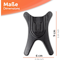 Miniatyrbillede 4 af 5: 2X Flash-beslag med indbygget universal 1/4 tommer stativ til hot sh