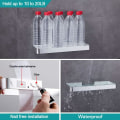 Miniatyrbilde 2 av 5: Rektangulær dusjhylle i herdet glass, dusjhylle