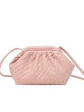 PU Machine Bag Sachi Cloud mini läder handväska rosa