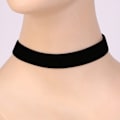 Pikkukuva 4 / 5: Choker Musta Sametti Samettikaulakoru 2 cm