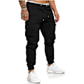 Miniatyrbillede 1 af 5: Herre Jogger Bukser Cargo Sweatpants Elastisk Talje Sweatpants Plus