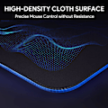 Miniatyrbillede 3 af 5: 800 x 300 x 4mm RGB Gaming Mouse Pad, 9 LED-farver, 12 lyseffekter