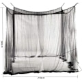 Miniatyrbilde 2 av 5: Seng Myggnetting, Senghimmel-Myggnetting med 4 Dører, En Seng Myggnetting