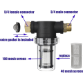 Miniatyrbilde 2 av 5: Trykkvaskerslangefilter, In-line sedimentfilter, 40 mesh