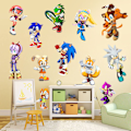 Miniatyrbillede 1 af 5: Sonic the Hedgehog Game Wall Sticker, Soveværelse PVC Graffiti