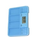 Miniatyrbillede 2 af 5: Multi-Alarm Timer Bærbar Pill Box 4 Grid LCD Digital Pill Organ