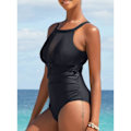 Pikkukuva 2 / 5: XL One Piece Swimsuit Naisten mesh V-kaula yksiosainen uimapuku, Bel