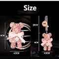 Miniatyrbild 4 av 4: färg vit Bear bil luftfräschare lukt bil styling avgas perfu