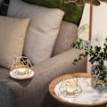 Miniatyrbild 5 av 5: Tealight-hållare, Tealight-hållare, 2 st geometriska Tealight-te