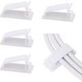 Miniatyrbilde 1 av 5: Kabelhåndtering, 50 selvklebende kabelbindere for Ethernet-kabler og