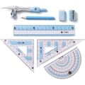 Pikkukuva 2 / 5: 8-osainen matematiikan geometriasarja, oppilastarvikkeet, iskunkestävä