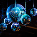 Miniatyrbillede 2 af 5: 6 stk. Discokugler Spejl Sølv Discokugler, 70'er Disco Craze Disco