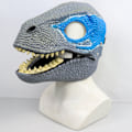 Pikkukuva 2 / 5: Dinosaurusmaski avautuvalla leukaluulla, Dino-maski lapsille Aikuisille, cos