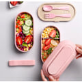 Miniatyrbild 1 av 4: Bento Box, Bento Box Double Child Box Bento förvaringsbox för barn