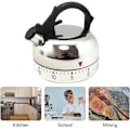 Miniatyrbillede 3 af 5: Køkken Timer Mekanisk Roterende Alarm 60 Minutters Madlavningstimer