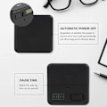 Miniatyrbillede 2 af 3: (15-20-30-60) Sort Terning Timer, Digital Studie Timer med LED Lys