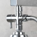 Miniatyrbilde 2 av 5: Solid Messing 3-veis Ventil G1/2\" Hånddusj Dusjkomponenter Unive