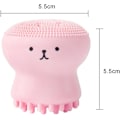 Miniatyrbillede 3 af 5: Silikone Ansigtsrensningsbørste, Silikone Blæksprutte Jellyfish Form