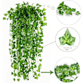 Miniatyrbillede 3 af 5: Kunstig Vedbend Planter Girlande Vinstok 12 Stk Udendørs Kunstig Vedbend