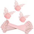 Miniatyrbillede 1 af 5: Sæt med 30 (Pink) Blanke Reflekterende Sommerfugl Papir Hule Serviet R