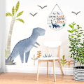 Miniatyrbild 2 av 5: Inspirerande citat Trä Hängande Skylt Plakett, Låt Världen Höra