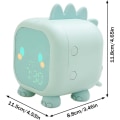 Miniatyrbillede 3 af 5: Børnevækkeur Dinosaur digitalt vækkeur med snooze M