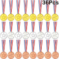 Miniatyrbillede 1 af 5: Vindermedaljer Børneplastikguldmedaljer Sølvmedaljer og bronze M