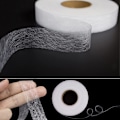Miniatyrbillede 2 af 5: 50 meter strygetape bredde 20 mm Strygetape til syning af sømme f