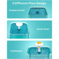 Pikkukuva 5 / 5: Cat Water Fountain, Ultra Silent Cat Fountain 2L, LED-valolla,