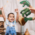 Pikkukuva 4 / 4: Dinosaurus sormi- ja nukkehandi Dino T-rex Nukke Eläin Raptor