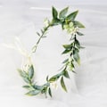 Miniatyrbillede 4 af 4: Grøn Blomsterkrans, Eucalyptus Krans, Blad Blomsterkrans, Boho