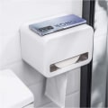 Pikkukuva 1 / 3: WC-paperiteline seinälle asennettava, ei porausta, vedenpitävä, pölytiivis paperirullateline B