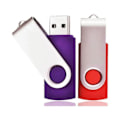 Pikkukuva 1 / 5: 2-pakkaus (32 Gt, punainen/violetti) 32 Gt:n USB-muistitikku USB 2.0