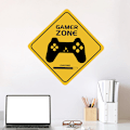 Miniatyrbillede 5 af 5: Gamer Zone Loading på arbejde Forstyr ikke Gamer på arbejde Dørstik