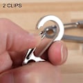Miniatyrbillede 2 af 5: 4-pak hundemærke clips, rustfrit stål heavy duty quick clip kæledyr I