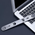 Miniatyrbillede 3 af 5: Foldbar bærbar computer stand med varmeafledning, usynlig, bærbar aluminium