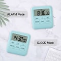 Miniatyrbild 5 av 5: Digital timer med klocka/väckarklocka funktion, magnetisk baksida Digi