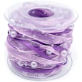 Pikkukuva 4 / 5: 1kpl Purppura 10m Tekohelmi Chiffon Organza Nauha Häihin