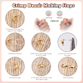 Miniatyrbillede 3 af 4: 24 farver Clay Bead Armbånd Making Kit Sort Clay Stone Beads Se
