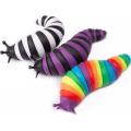 Miniatyrbild 1 av 5: 3-pack leksaker, 3D-ledade stretchiga larver, sensorisk stressavlastning