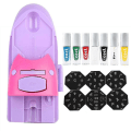 Miniatyrbillede 4 af 5: Kunst Design Tegning Polsk Stempler Printer Maskine Maling Maskine T