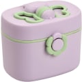 Miniatyrbilde 1 av 2: 1 stk. Lilla Baby Formula Dispenser, 410 ml Bærbar Melkepulver Måler