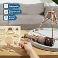 Miniatyrbillede 2 af 5: 3D Teleskop-puslespil til voksne, træ-gør-det-selv-sæt, fødselsdag, jul