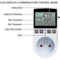 Miniatyrbillede 3 af 5: Digital / Opvarmning Køling Termostatudtag LCD temperaturregulering