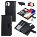 iPhone 11 Pro Max 2-i-1 Magnetisk Pung Etui Sort sort